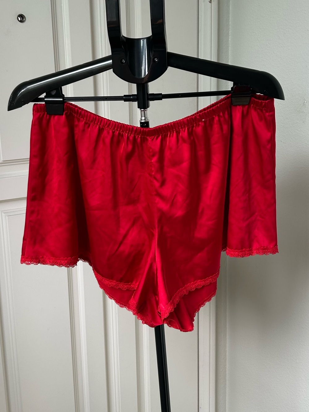Wild Fable Red Satin Lace Trim Sleep Shorts XL